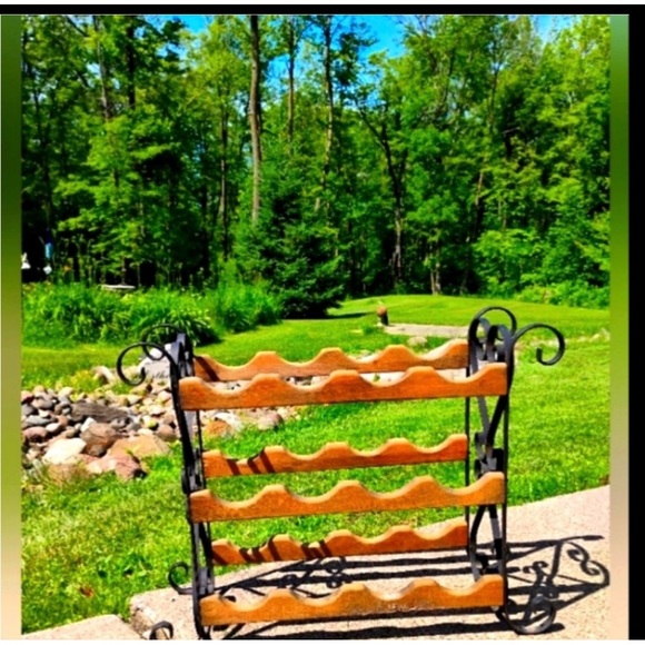 RED FLORAL ABSTRACT TRAY VINTAGE - Picture 6 of 16